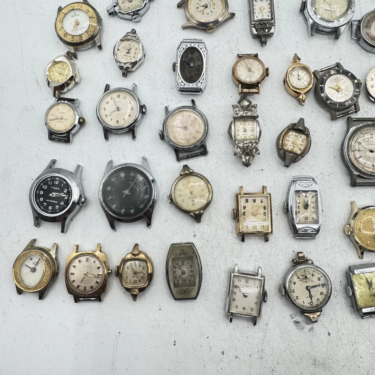 Vintage Bulova, Bradley, Timex, etc. Lot of 50 Ladies Mechanical Wristwatch 3