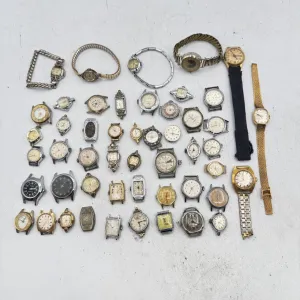 Vintage Bulova, Bradley, Timex, etc. Lot of 50 Ladies Mechanical Wristwatch 3