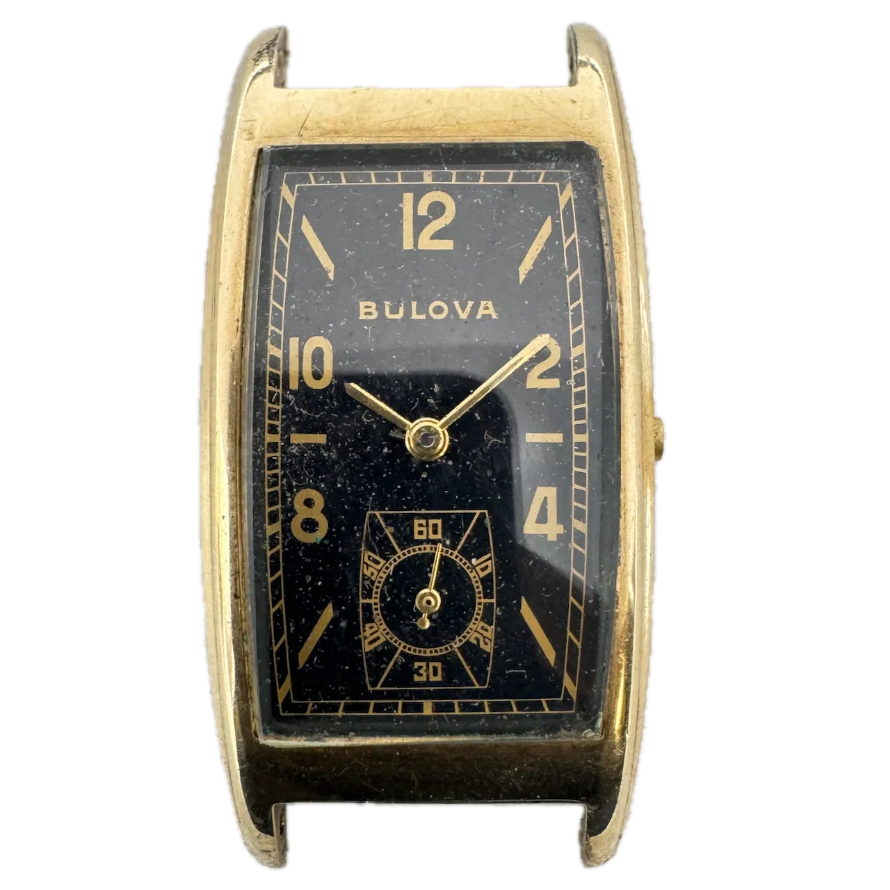 Vintage Bulova Curvex Style Men's Mechanical Wristwatch 7 AH USA 10k GF