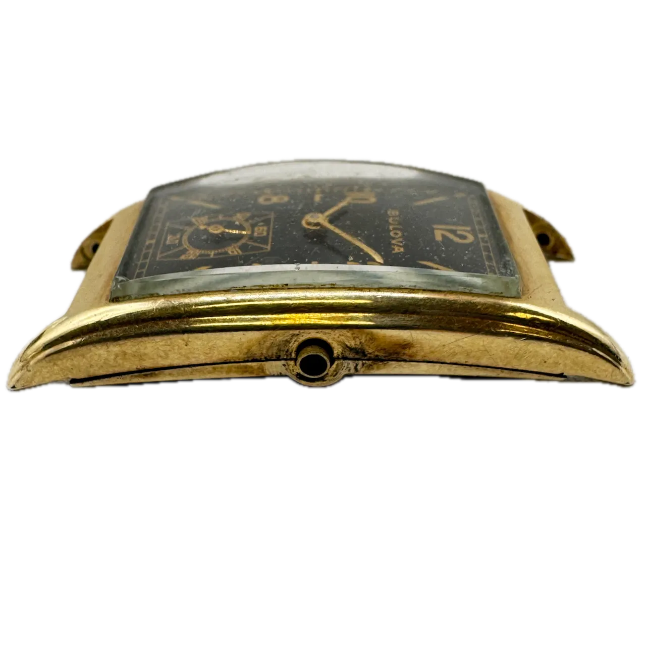 Vintage Bulova Curvex Style Men's Mechanical Wristwatch 7 AH USA 10k GF