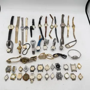 Vintage Bulova, Westclox, Timex, etc. Lot of 50 Ladies Mechanical Wristwatch 2