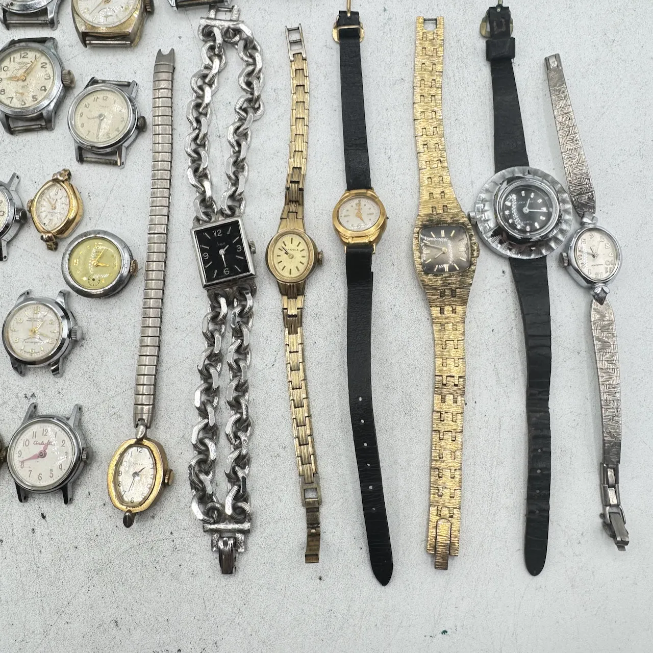 Vintage Caravelle, Timex, Benrus, etc. Lot of 50 Ladies Mechanical Wristwatch 5
