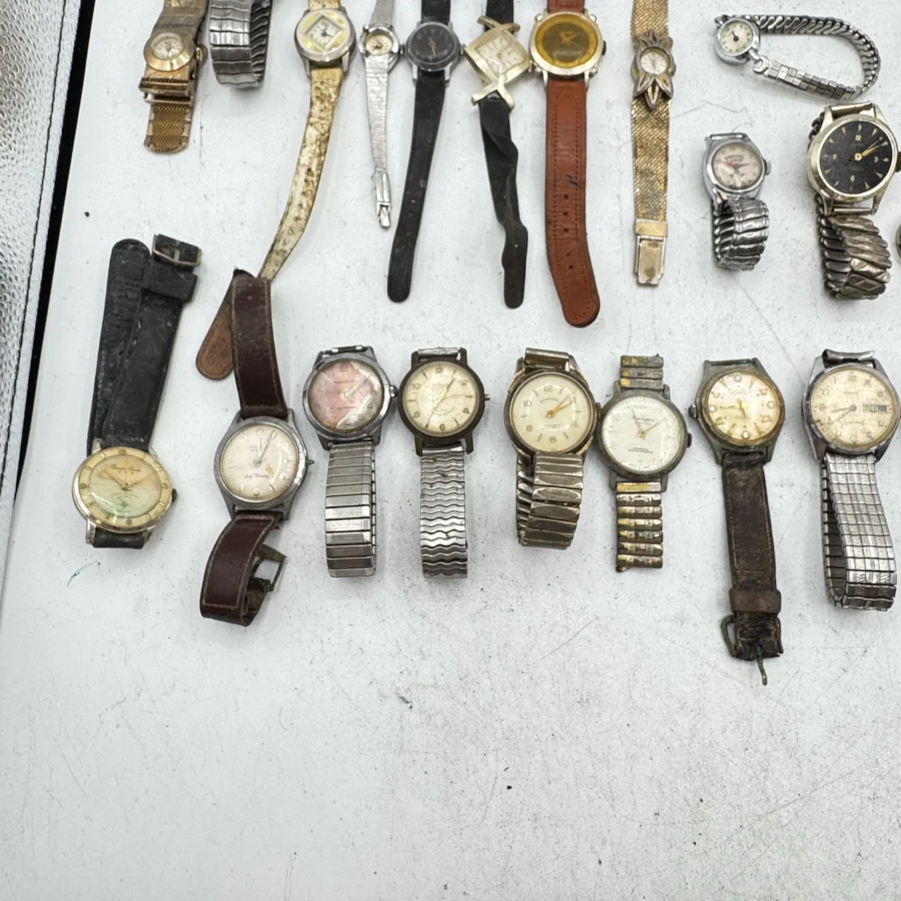 Vintage Caravelle, Westclox, Timex, etc. Lot of 50 Mechanical Wristwatch 7