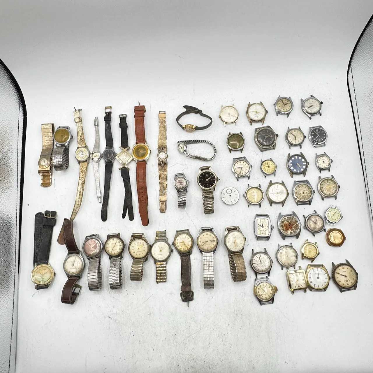 Vintage Caravelle, Westclox, Timex, etc. Lot of 50 Mechanical Wristwatch 7