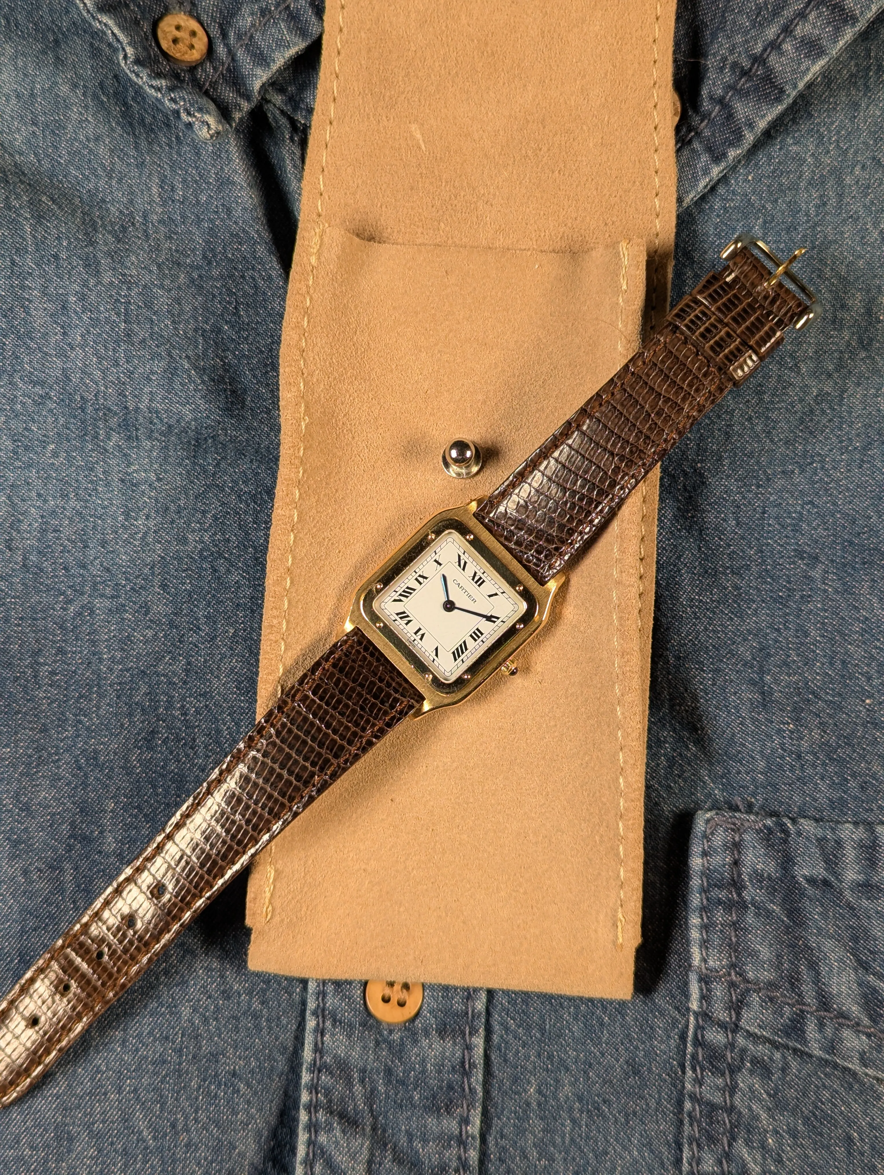 Vintage Cartier Santos Dumont - Extra Plate (Ultra Thin)