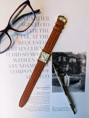 Vintage Cartier Tank Louis 78086 Paris Dial Double Owl