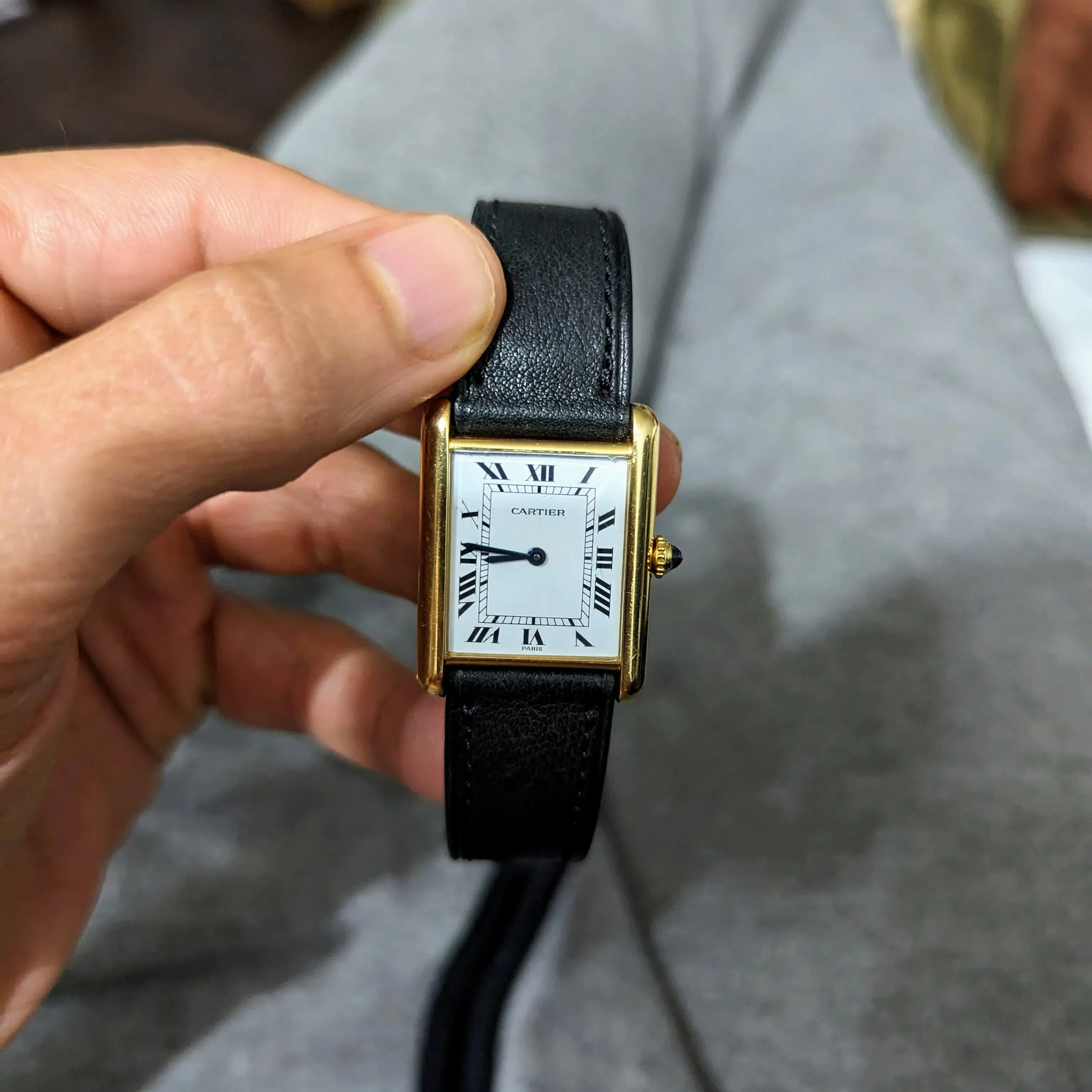 Vintage Cartier Tank Louis - 78086 Paris Dial w/ deployment buckle