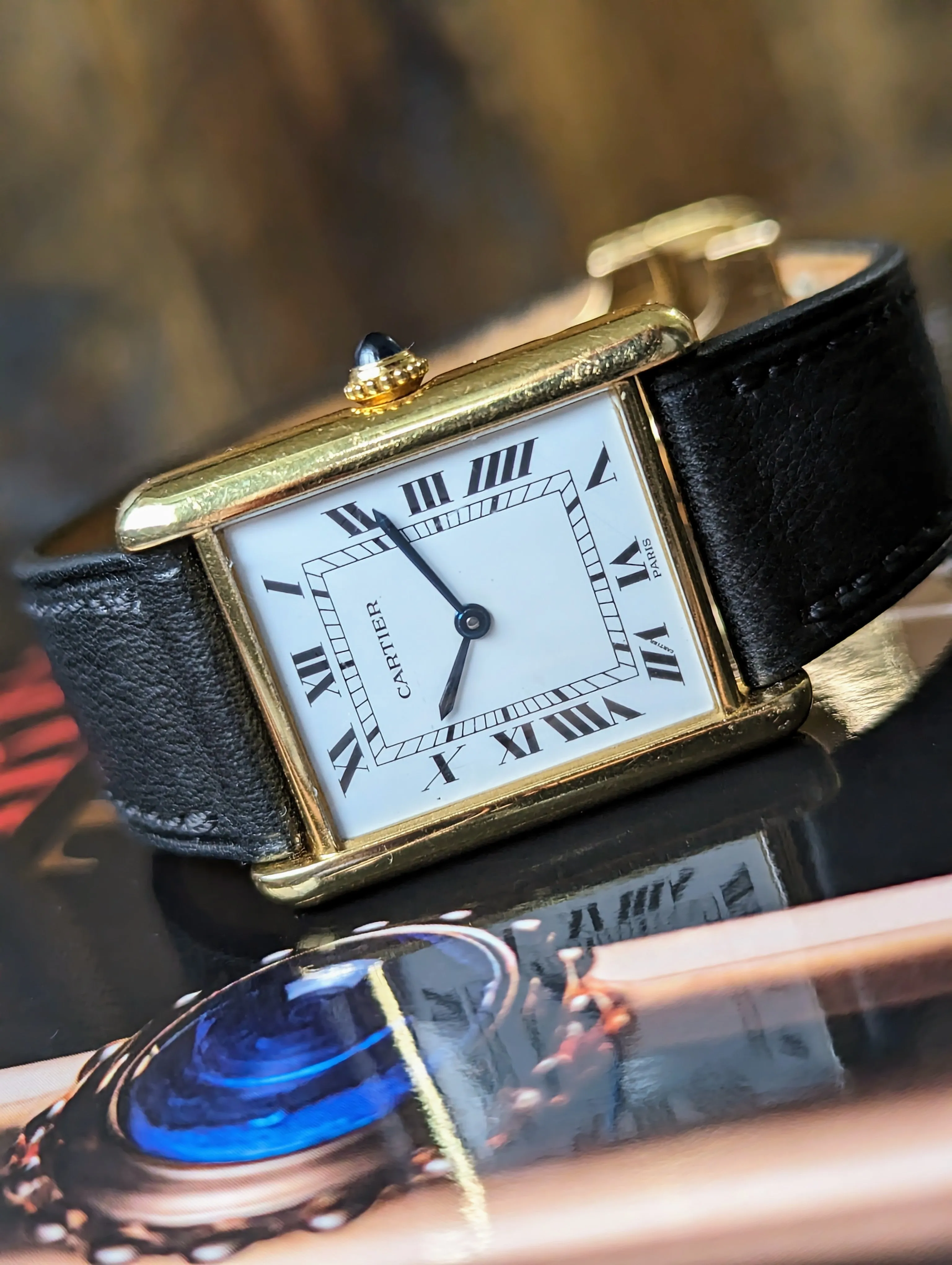 Vintage Cartier Tank Louis - 78086 Paris Dial w/ deployment buckle