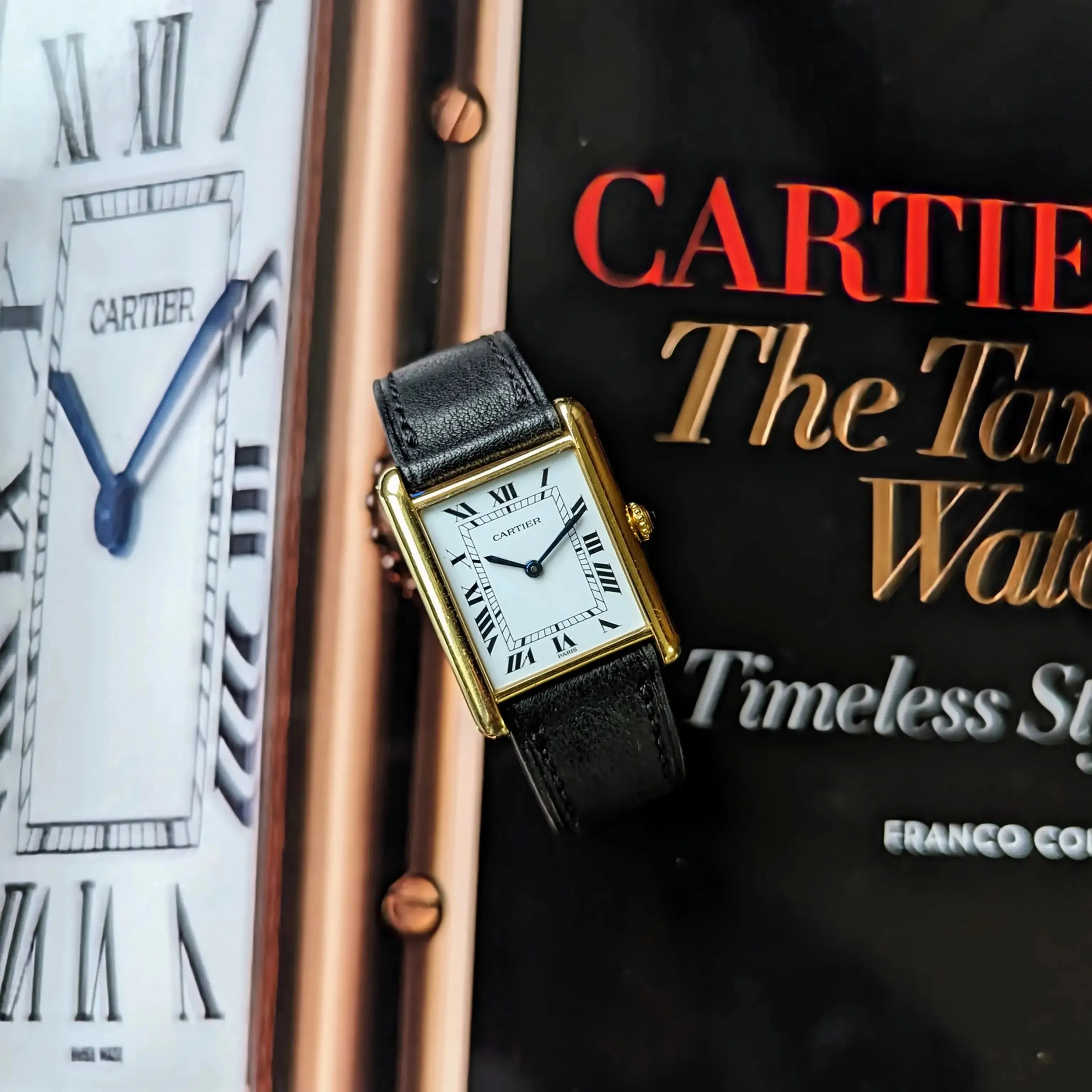 Vintage Cartier Tank Louis - 78086 Paris Dial w/ deployment buckle