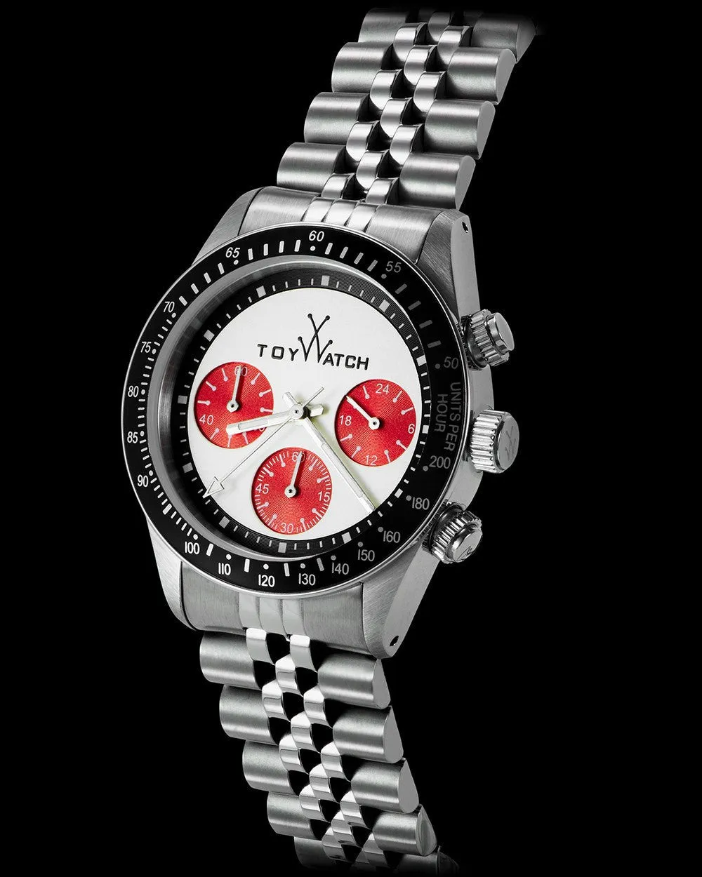 VINTAGE CHRONO IVORY AND RED