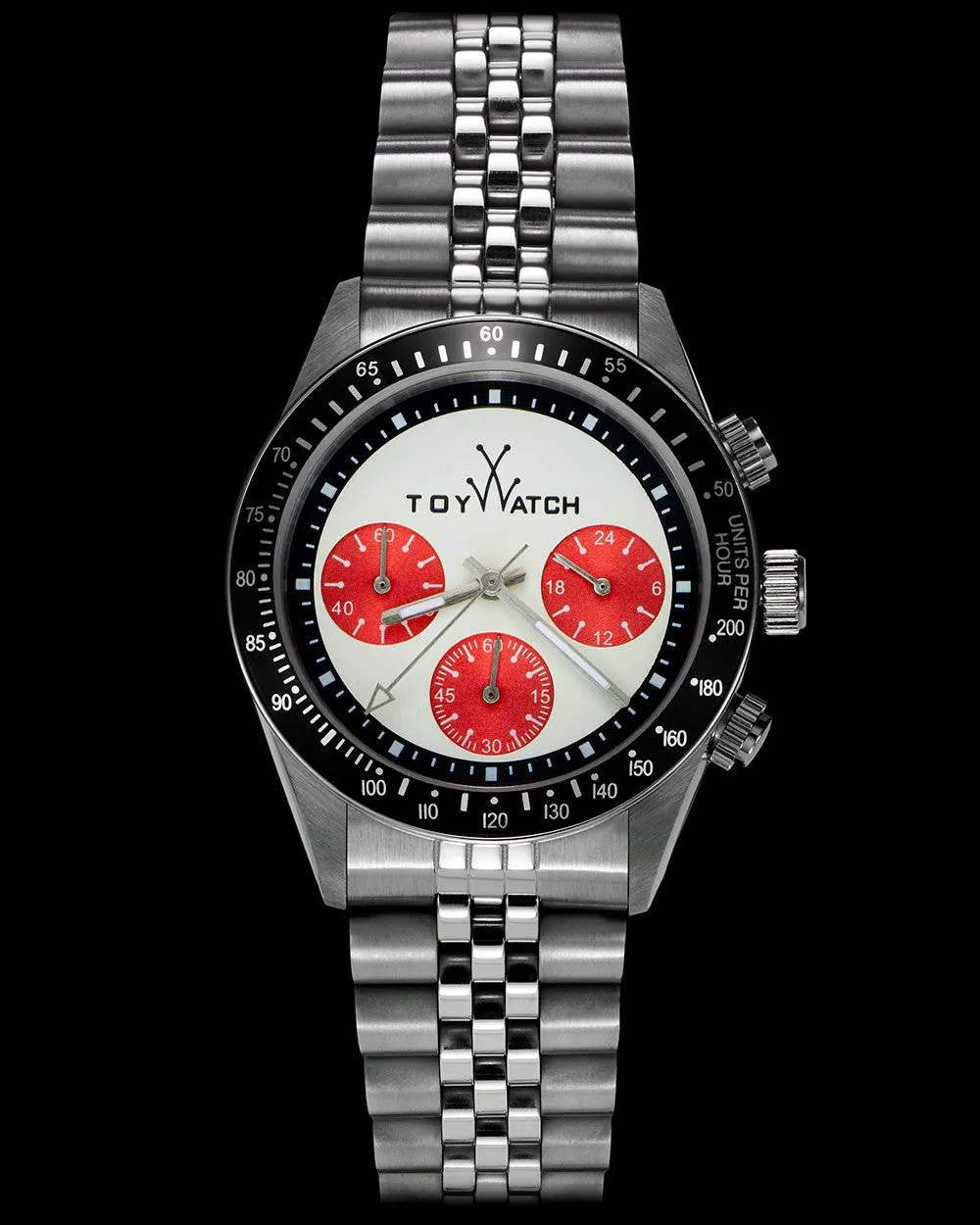 VINTAGE CHRONO IVORY AND RED