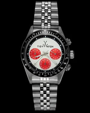VINTAGE CHRONO IVORY AND RED