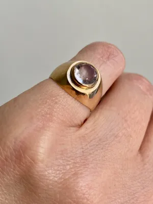 Vintage Danish 14k gold ring by Jørgen Larsen 1957-1973 - Size 5