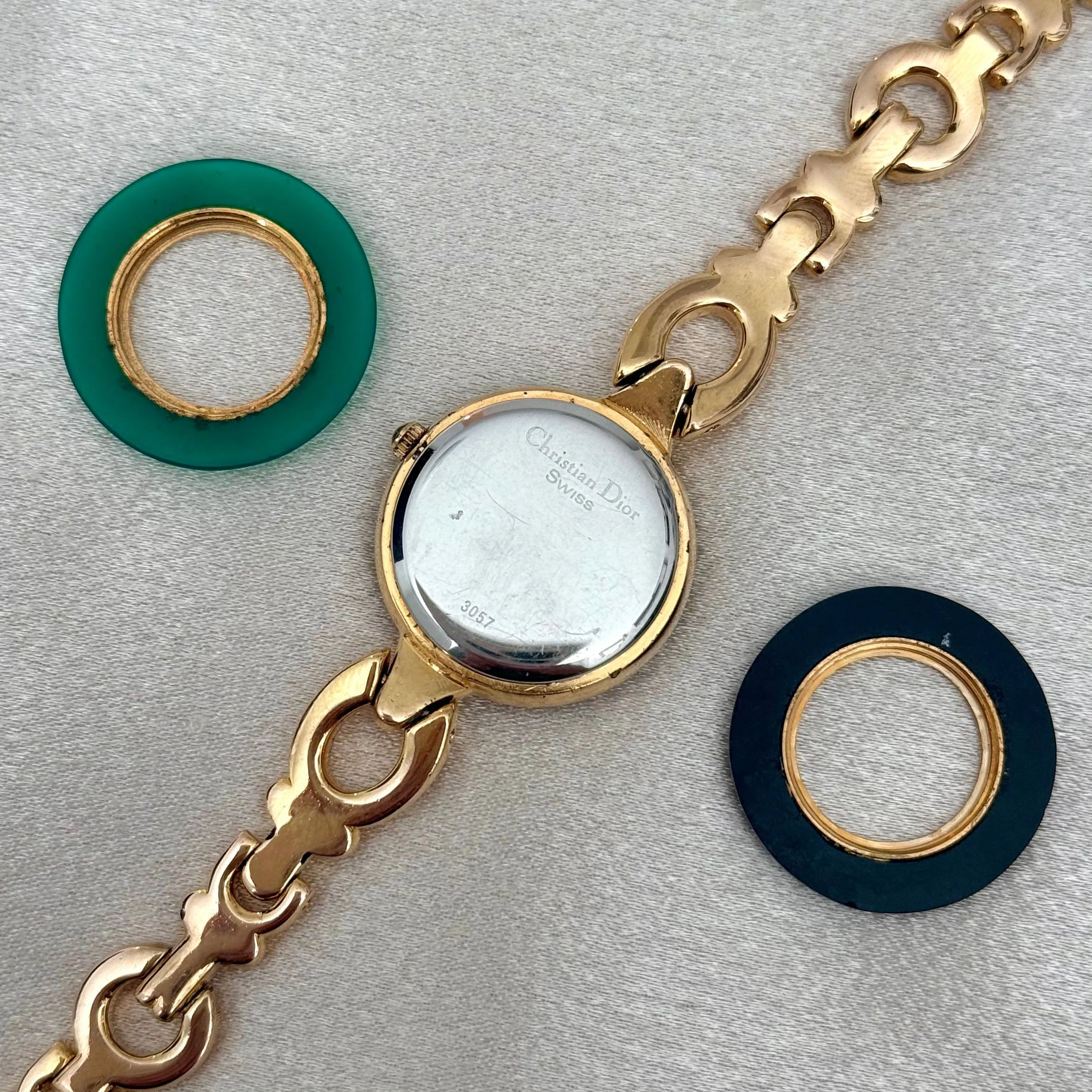 VINTAGE DIOR INTERCHANGEABLE BEZEL WATCH