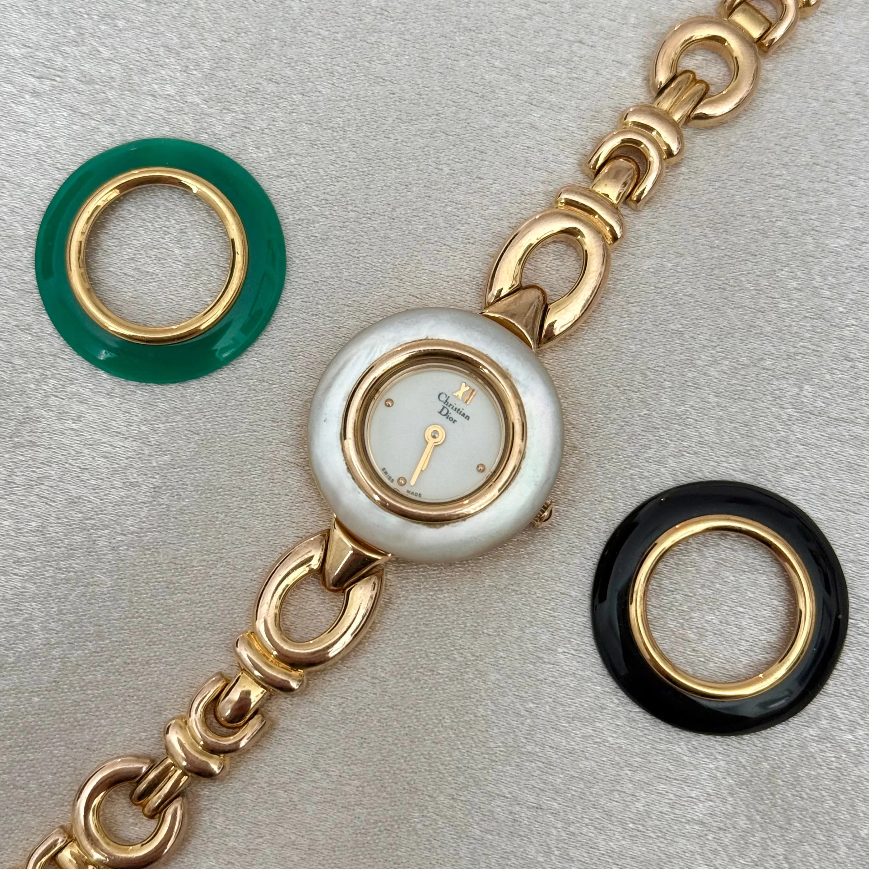 VINTAGE DIOR INTERCHANGEABLE BEZEL WATCH