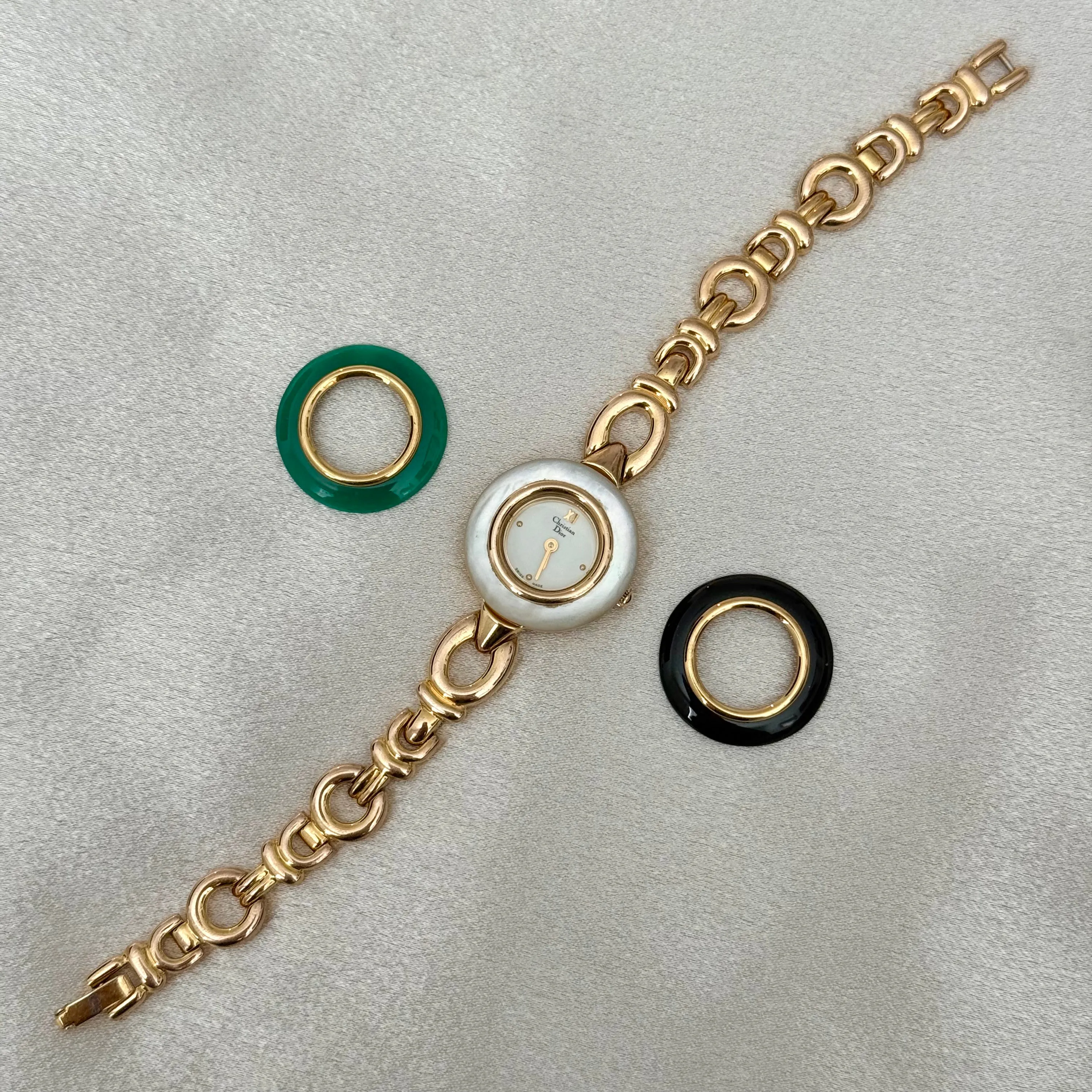VINTAGE DIOR INTERCHANGEABLE BEZEL WATCH