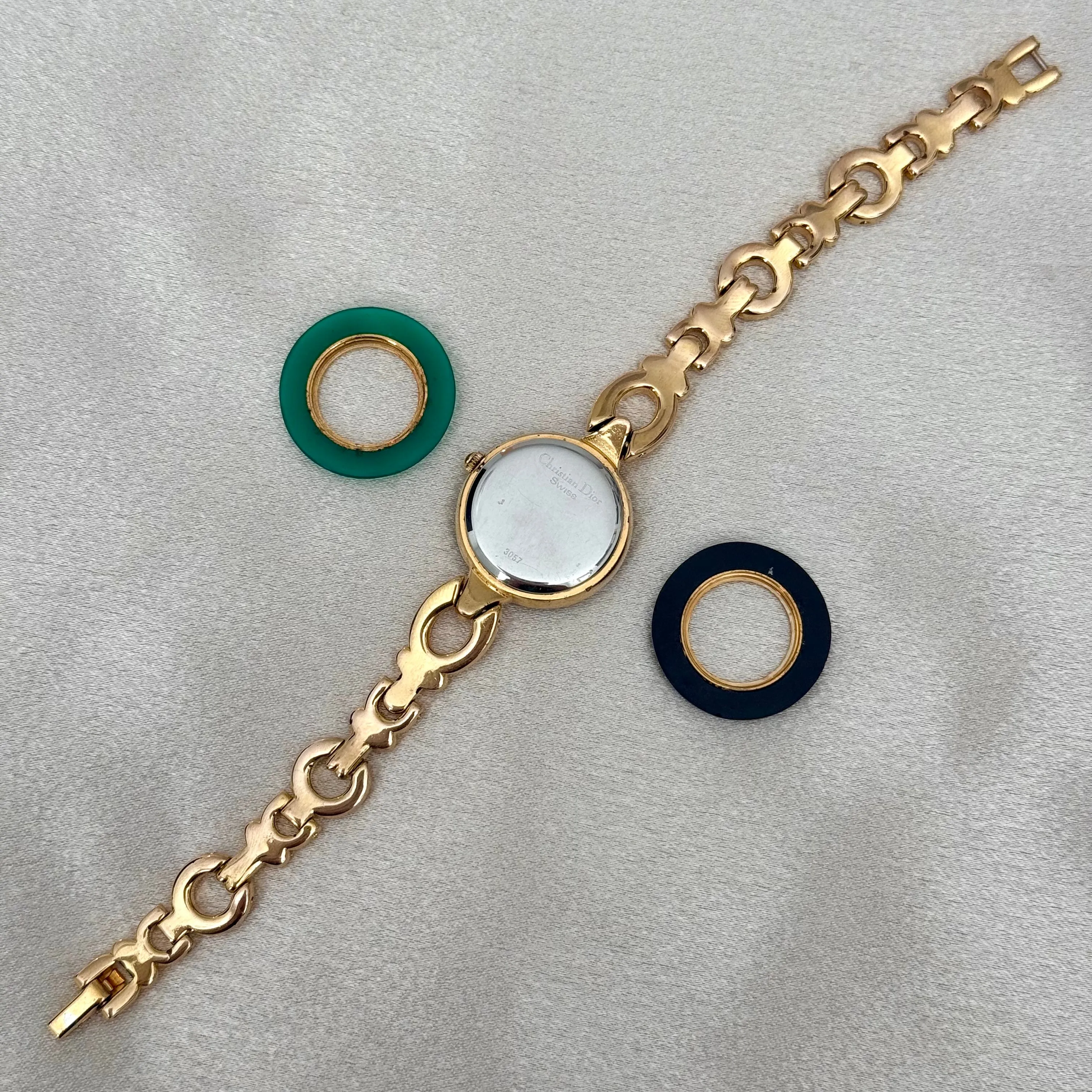 VINTAGE DIOR INTERCHANGEABLE BEZEL WATCH