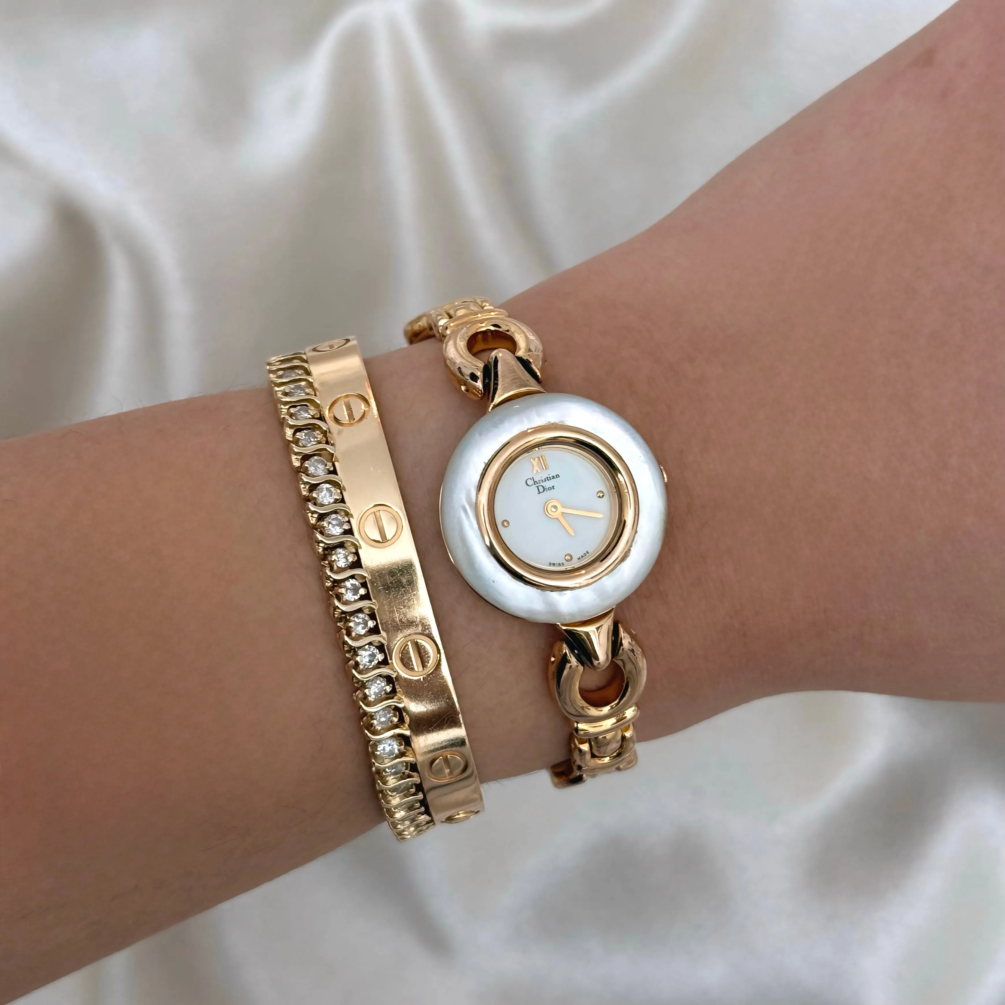 VINTAGE DIOR INTERCHANGEABLE BEZEL WATCH