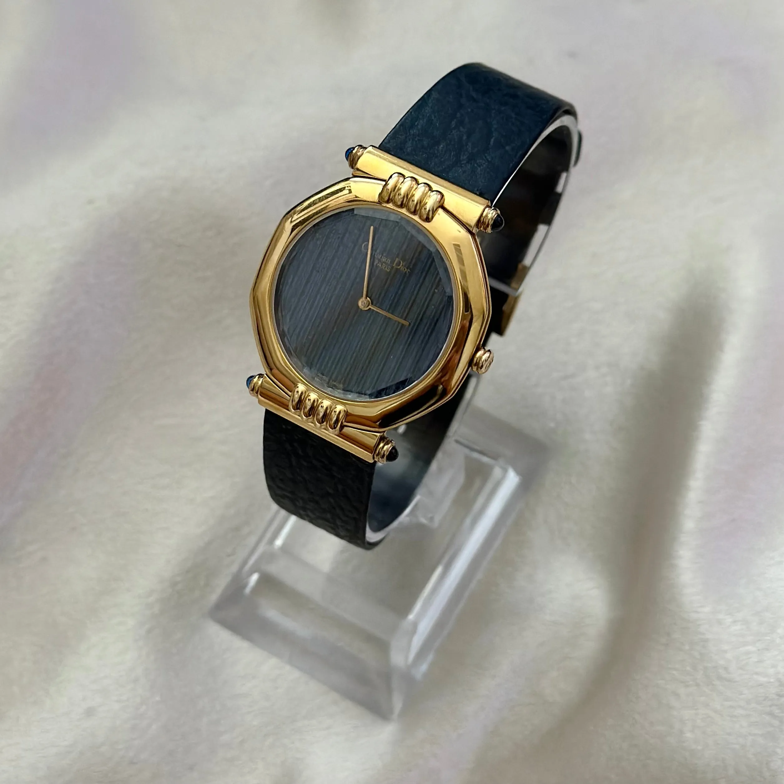 VINTAGE DIOR LEATHER WATCH