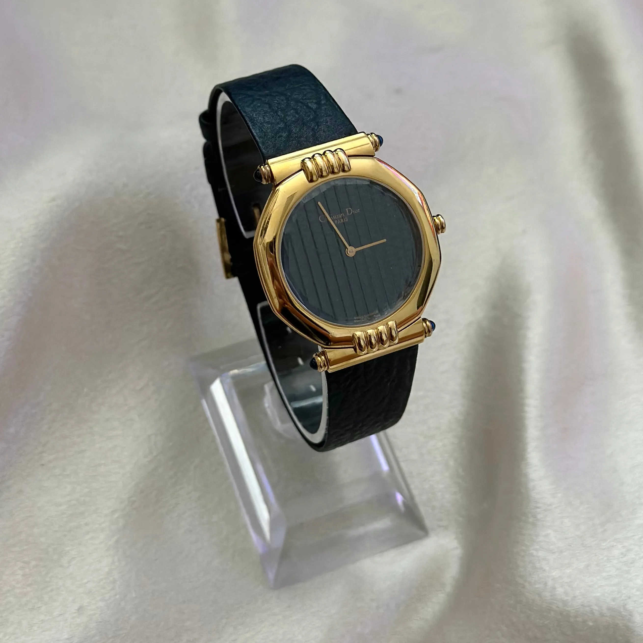 VINTAGE DIOR LEATHER WATCH