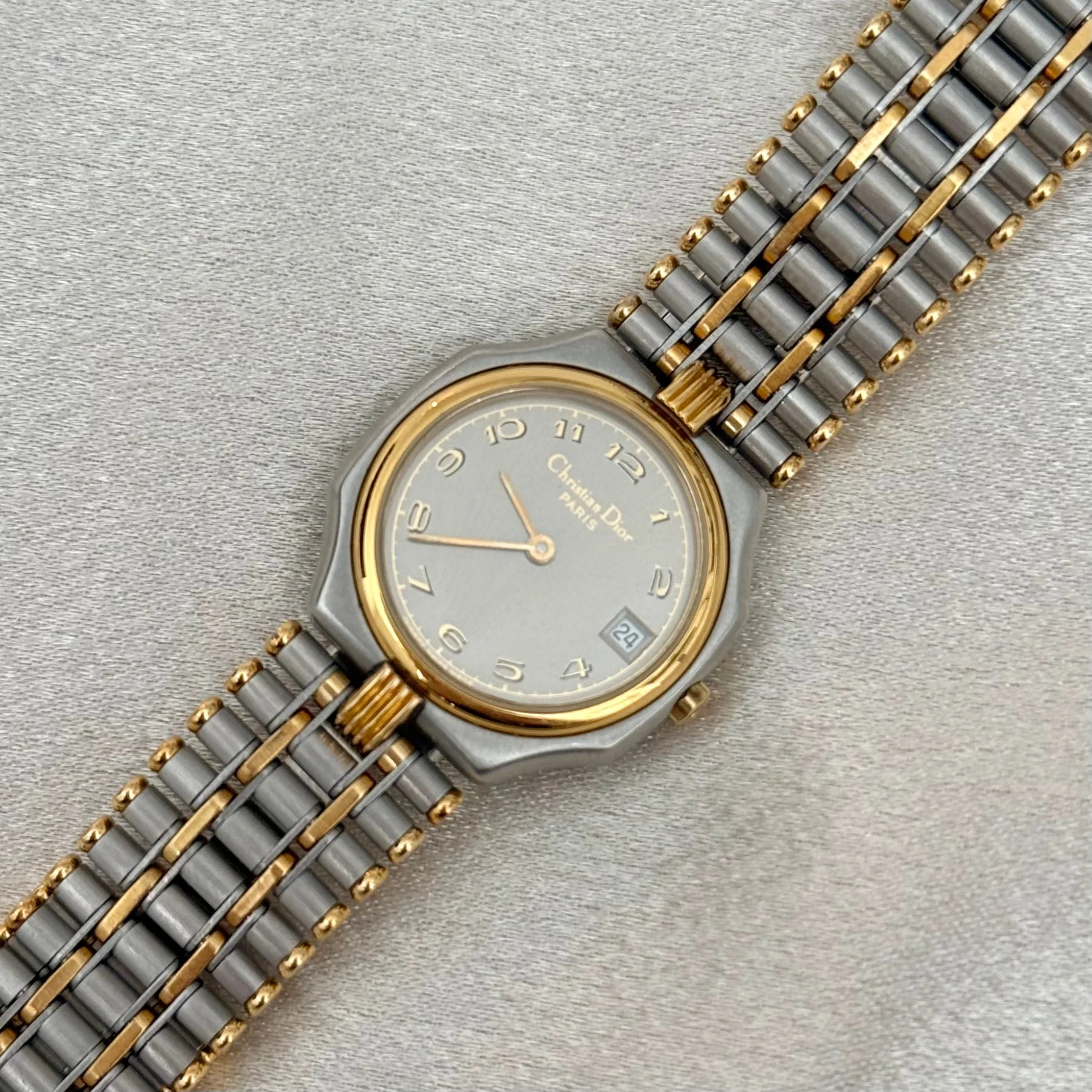 VINTAGE DIOR TWO-TONED WATCH