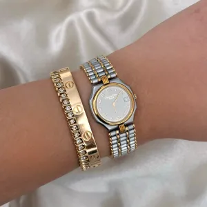 VINTAGE DIOR TWO-TONED WATCH