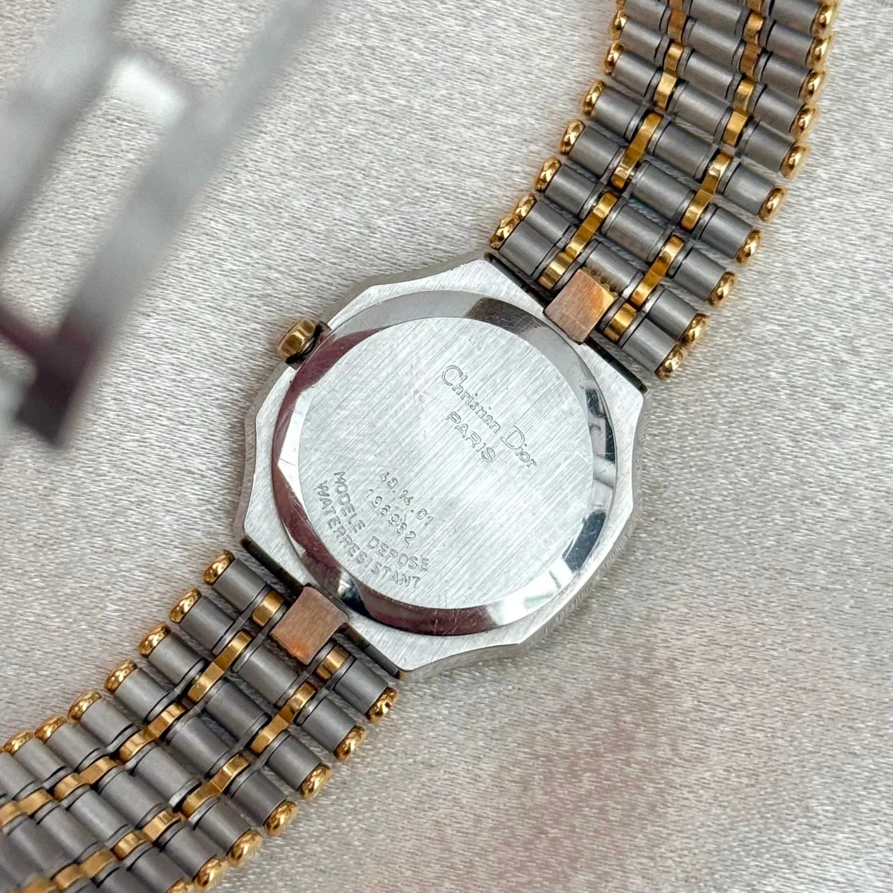 VINTAGE DIOR TWO-TONED WATCH