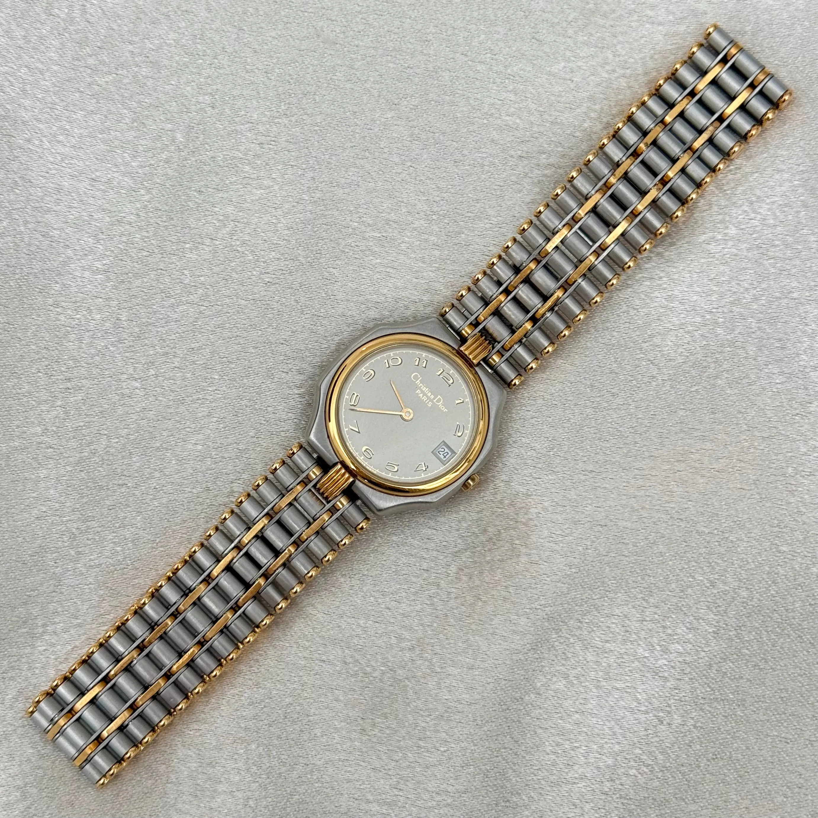 VINTAGE DIOR TWO-TONED WATCH