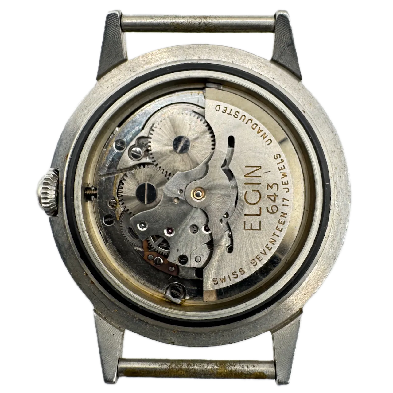 Vintage Elgin 6821 Niagara Men's Automatic Wristwatch 643 Swiss Steel