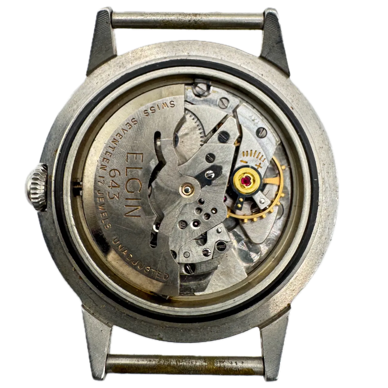 Vintage Elgin 6821 Niagara Men's Automatic Wristwatch 643 Swiss Steel