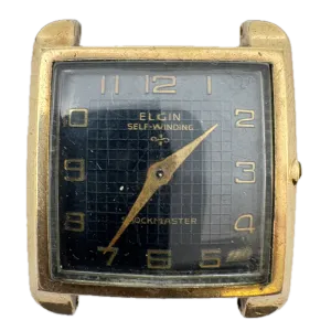 Vintage Elgin 6822 Lancer Men's Mechanical Wristwatch 645 Swiss 10k Gold Filled