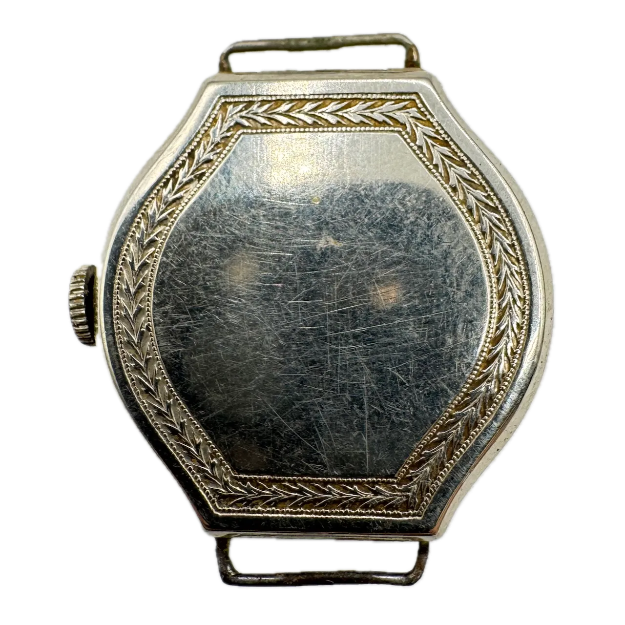 Vintage Elgin Art Deco Ladies Mechanical Wristwatch 430 USA 14k White GF