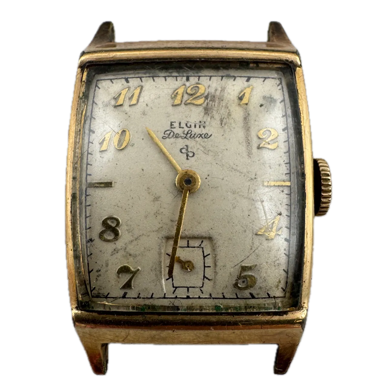 Vintage Elgin De Luxe Men's Mechanical Wristwatch 558 USA 10k Gold Filled