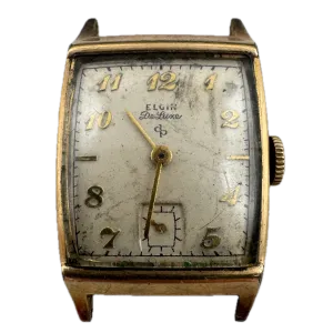 Vintage Elgin De Luxe Men's Mechanical Wristwatch 558 USA 10k Gold Filled