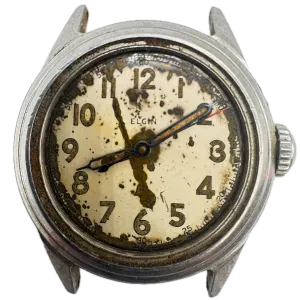 Vintage Elgin Military Style Men's Mechanical Wristwatch 532 USA Steel