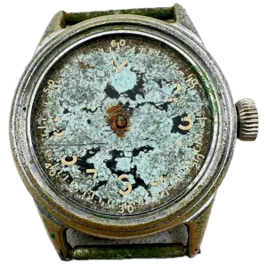 Vintage Elgin Type A-11 Military Men's Mechanical Wristwatch 539 Steel & Chrome