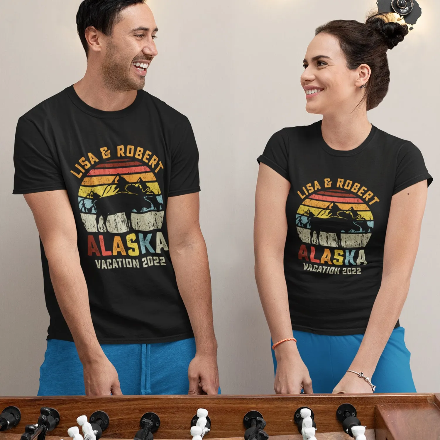 Vintage Family Vacation Personalized T-shirt
