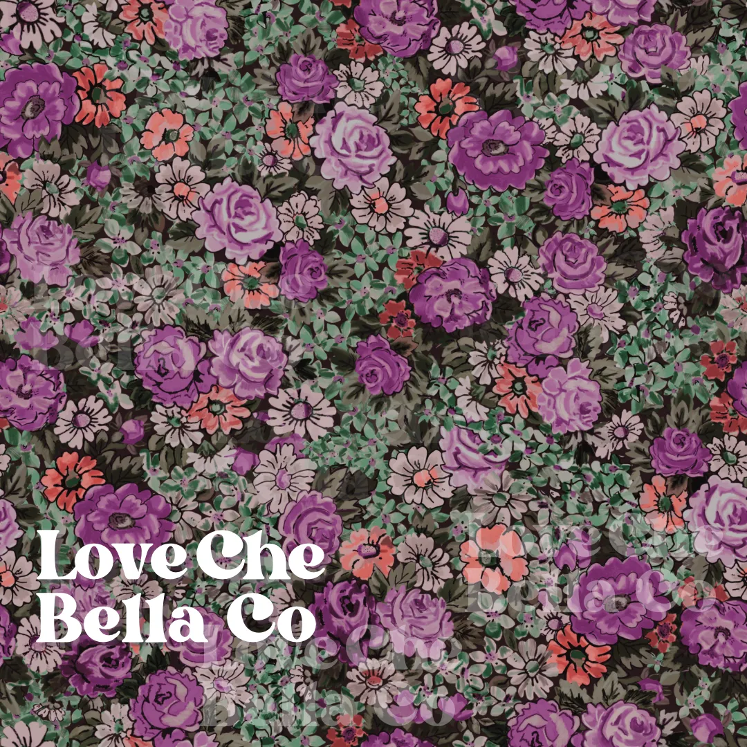 Vintage Floral Meadow - Seamless File