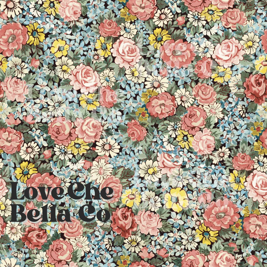 Vintage Floral Meadow - Seamless File