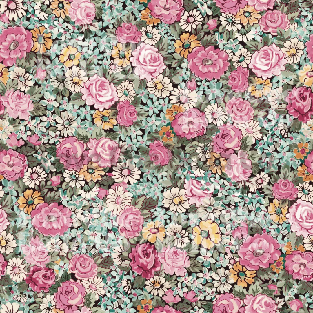 Vintage Floral Meadow - Seamless File