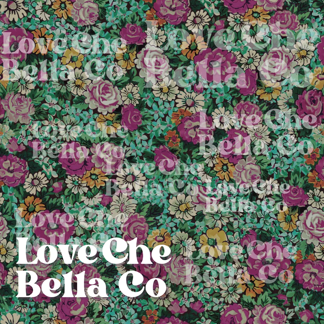 Vintage Floral Meadow - Seamless File