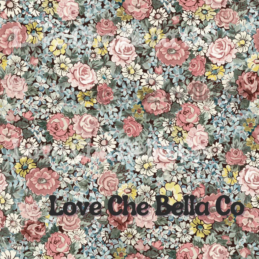 Vintage Floral Meadow - Seamless File