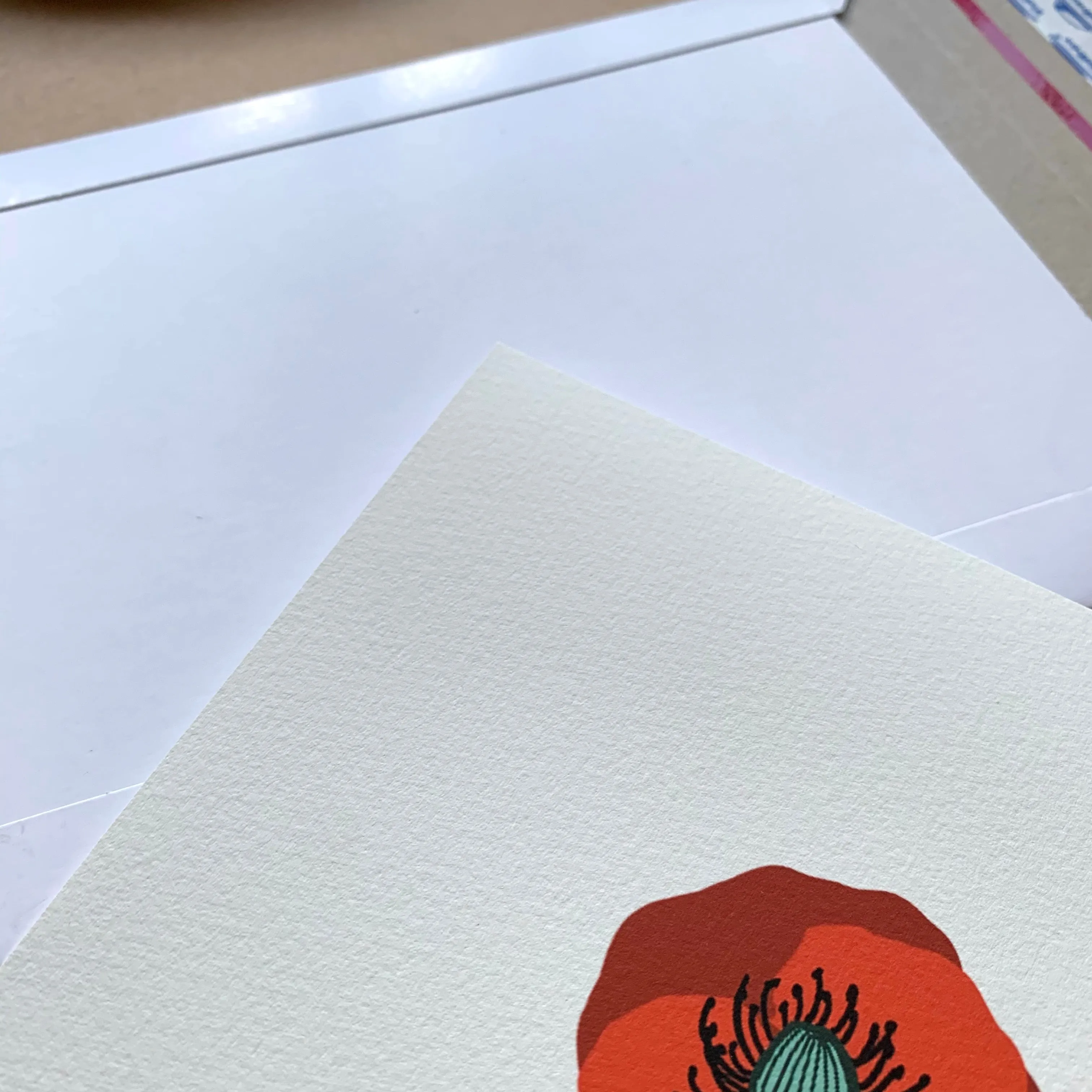 Vintage Florals Poppies Fine Art Print, Botanical Print of Original Digital Drawing, 10x10in