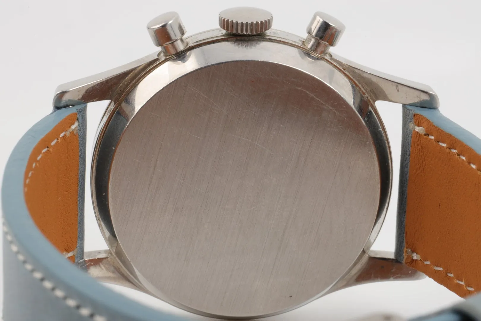 Vintage! Gallet Multichron 45 Chrono Silver Arabic Dial 35mm Men's Watch