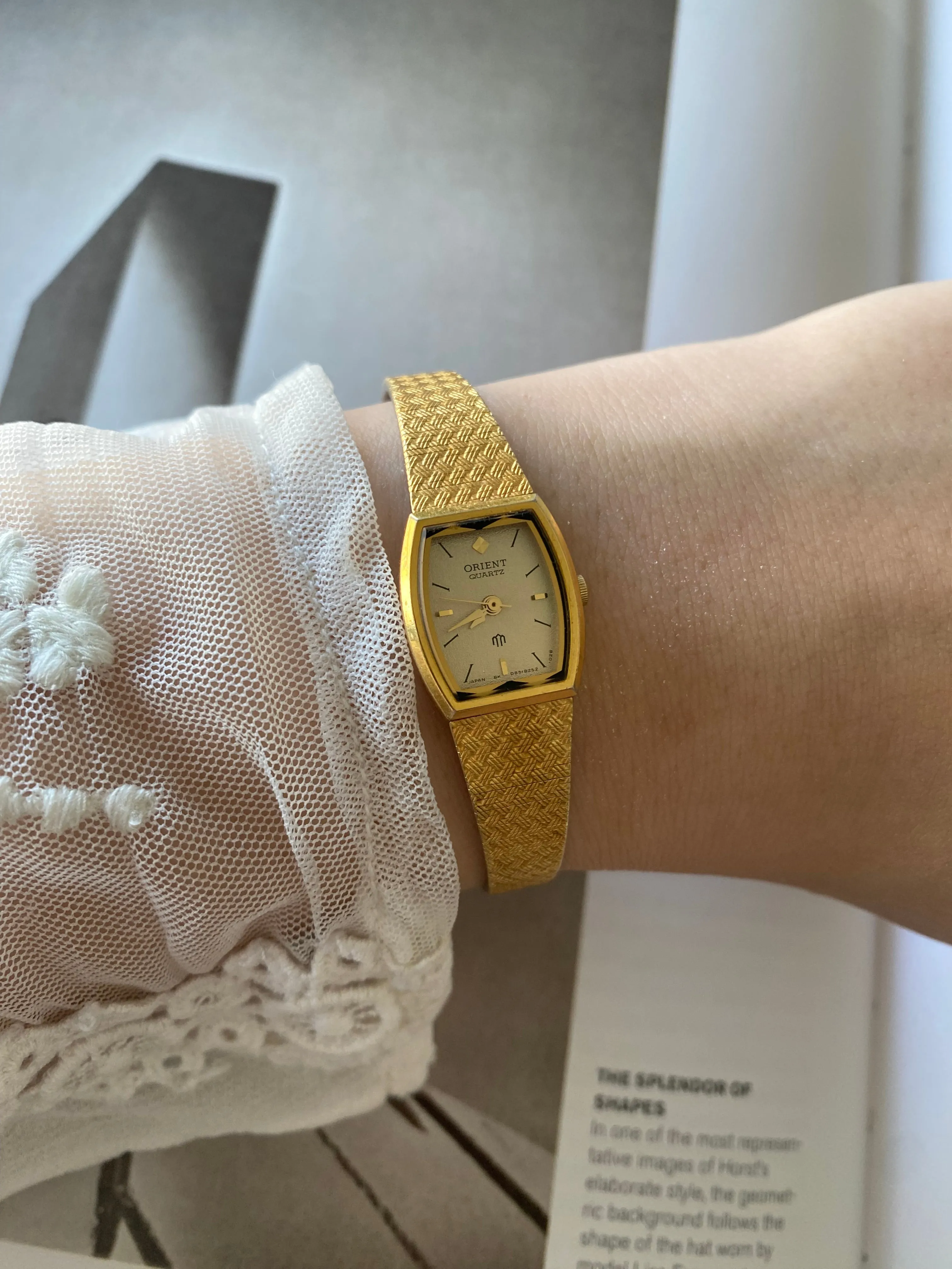 Vintage Gold Tone Orient Watch from the 1980s
