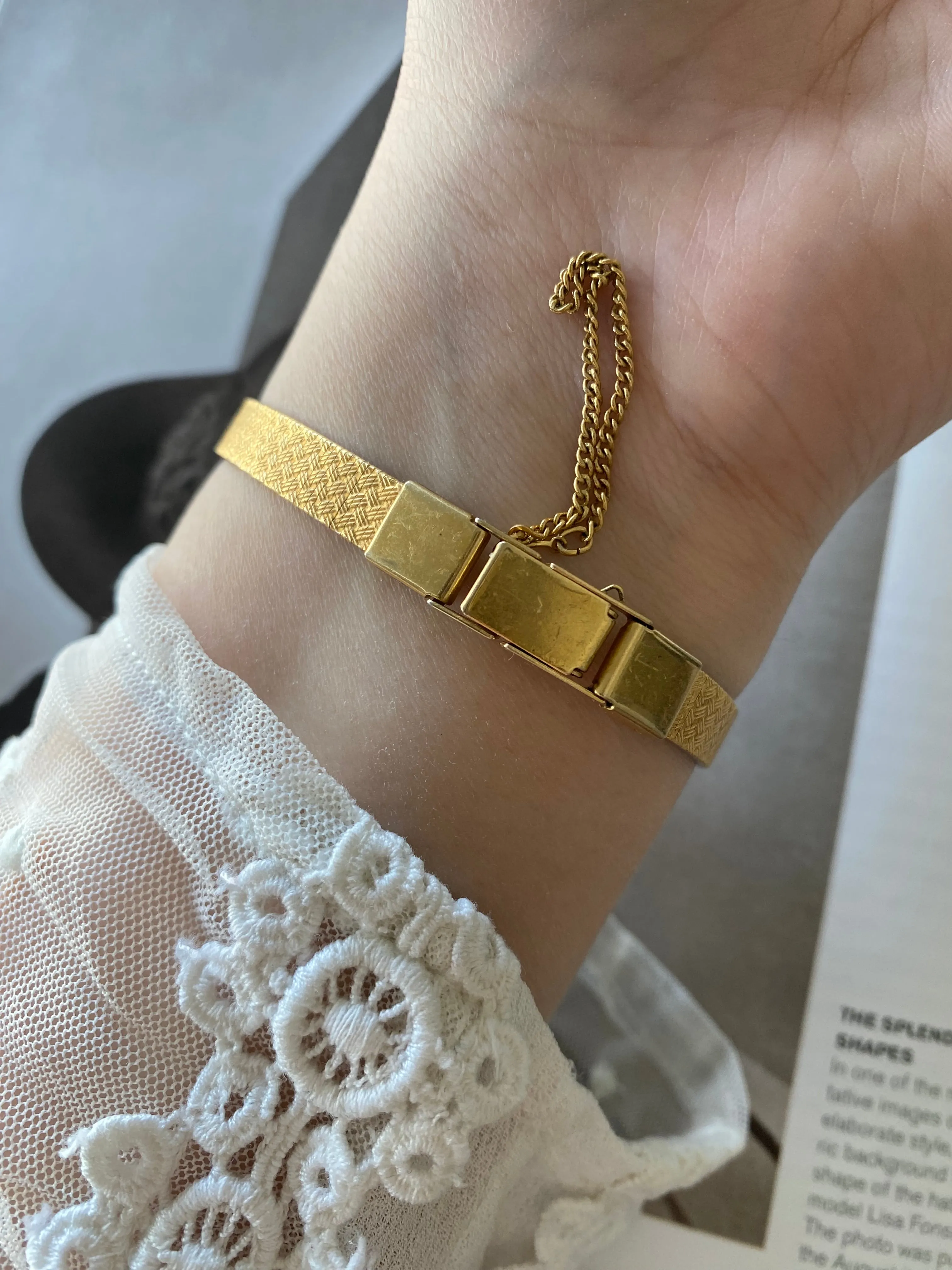 Vintage Gold Tone Orient Watch from the 1980s