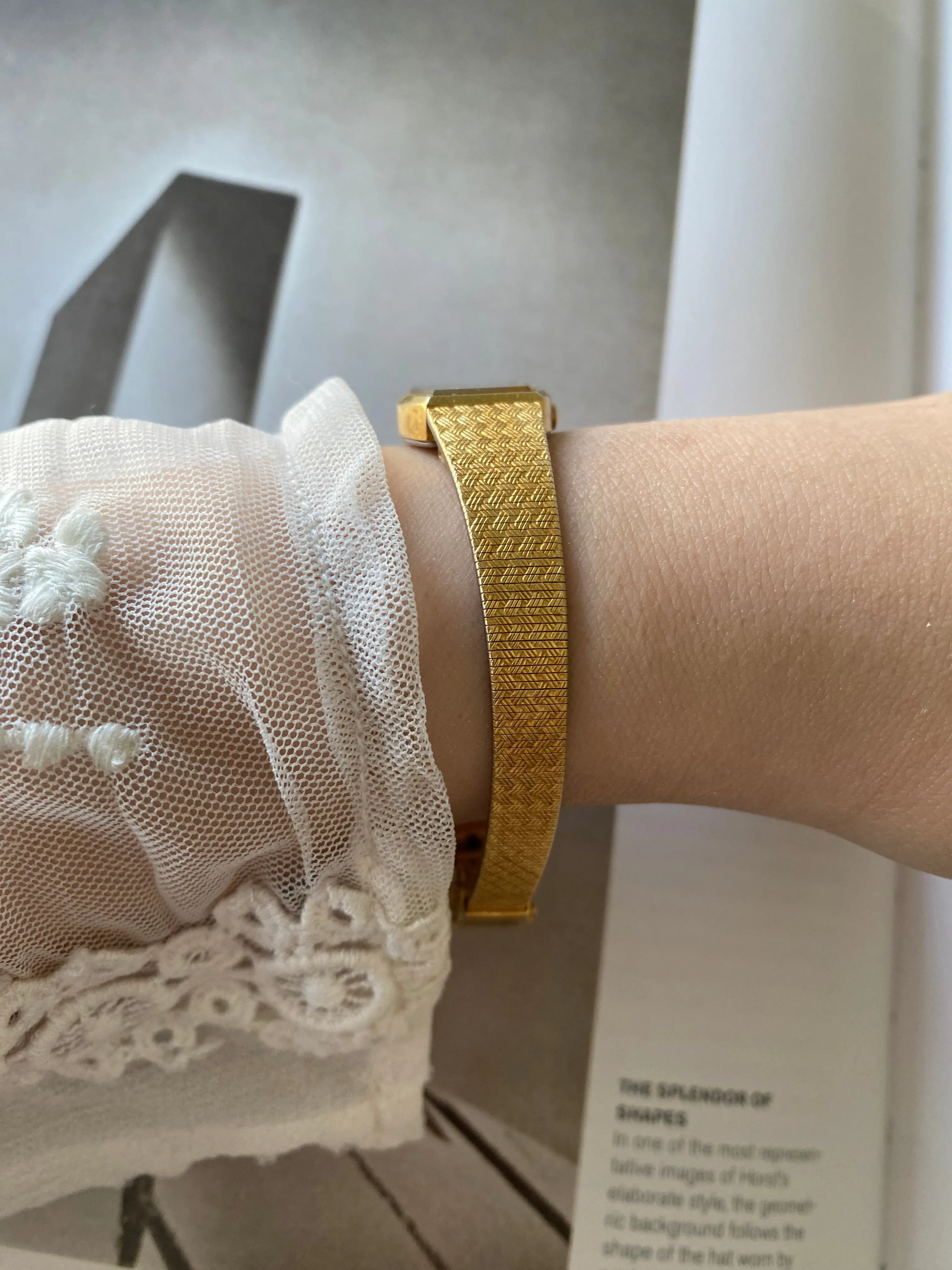 Vintage Gold Tone Orient Watch from the 1980s