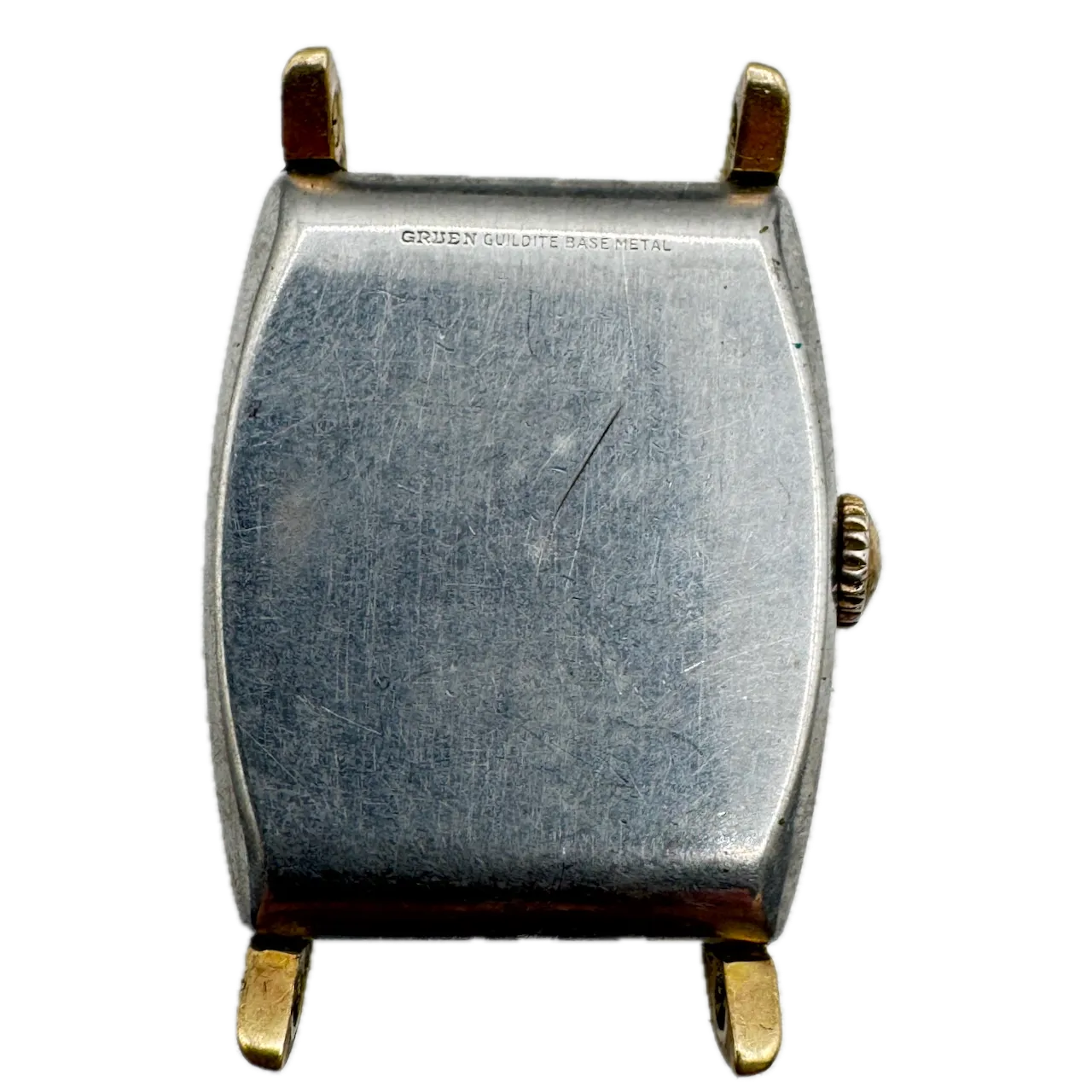 Vintage Gruen 3/581 Men's Mechanical Wristwatch 704 Swiss Steel & 10k GF