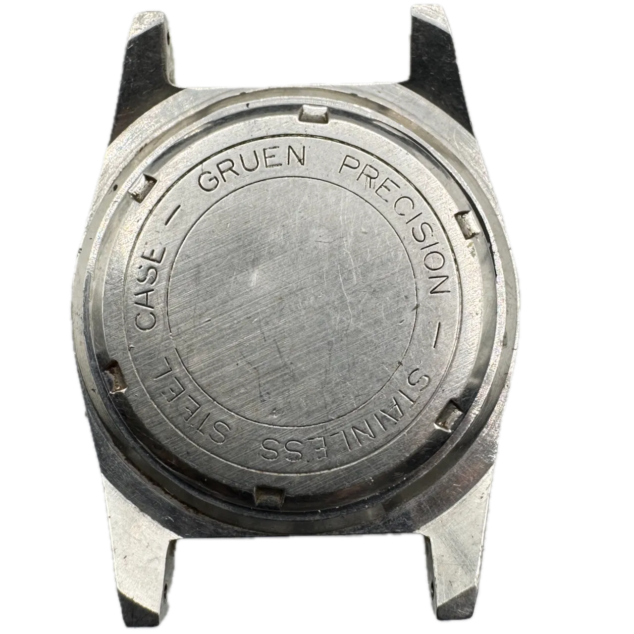 Vintage Gruen 510 RSS Precision Men's Mechanical Wristwatch N 510SS Swiss Steel