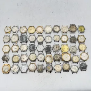 Vintage Gruen, Benrus, Caravelle, etc. Lot of 50 Men's Mechanical Wristwatch 6